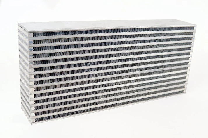 High-Performance Bar & plate Intercooler Core 22x10x4 Front View