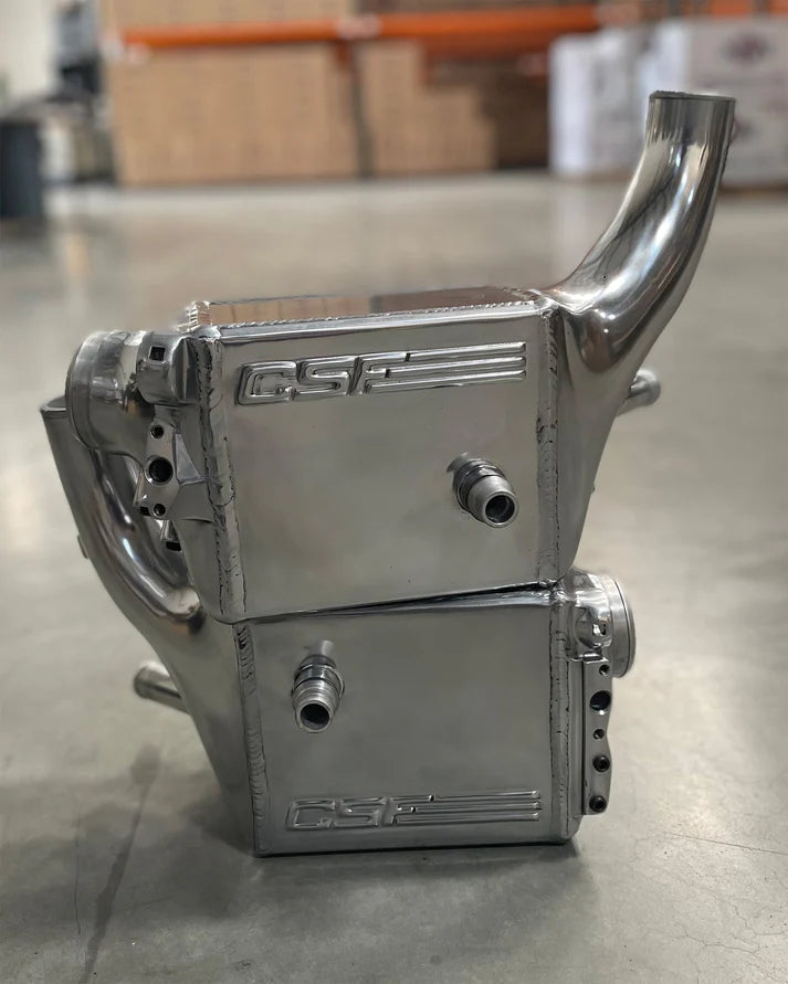 BMW F9X M5/M8 Twin Charge-Air-Cooler Set Front View Chrome