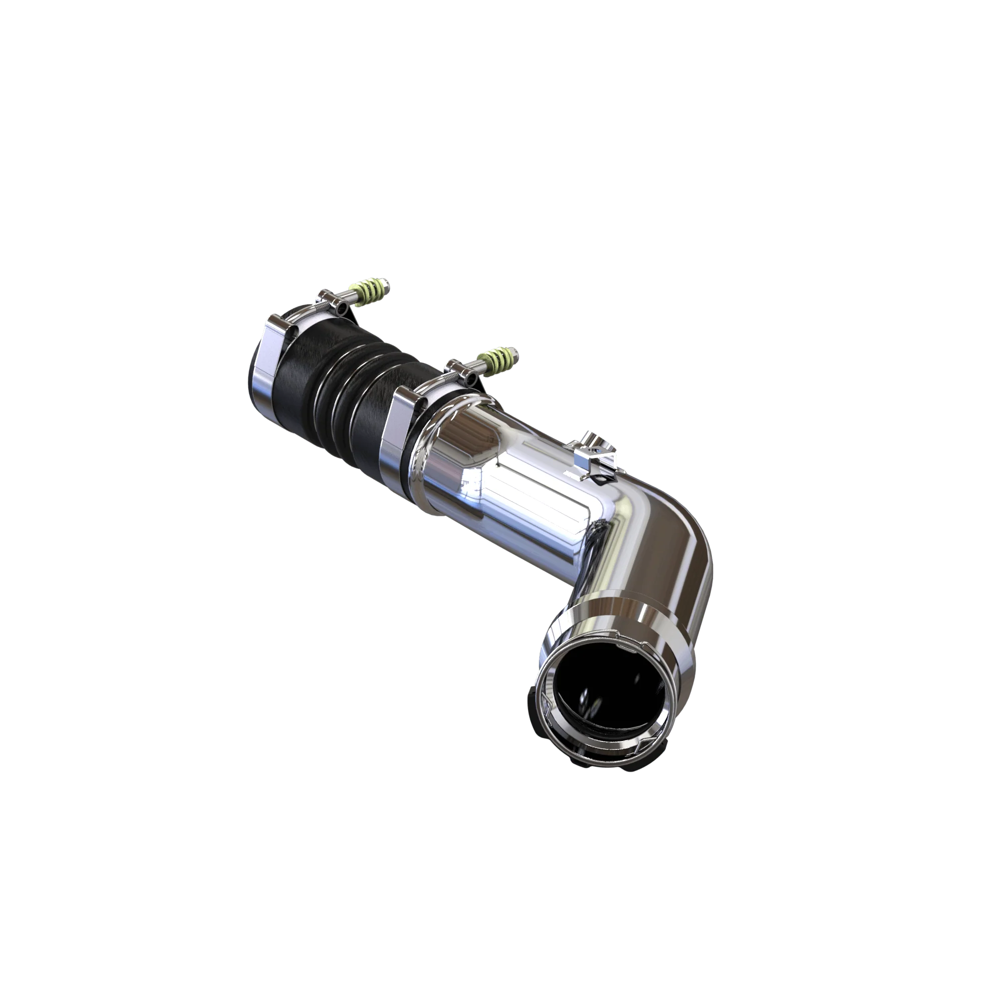 Hot Side Intercooler Pipe for 2023-2026 Ford Powerstroke 6.7L High Output Front View