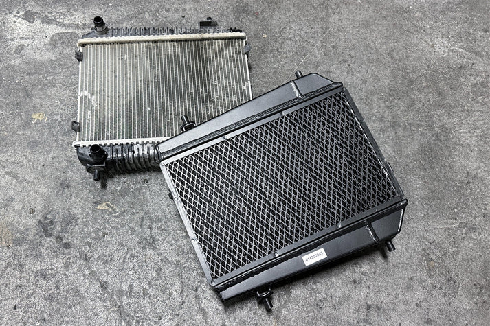 BMW G8X M3/M4/M2 High-Performance Auxiliary Radiator Front View