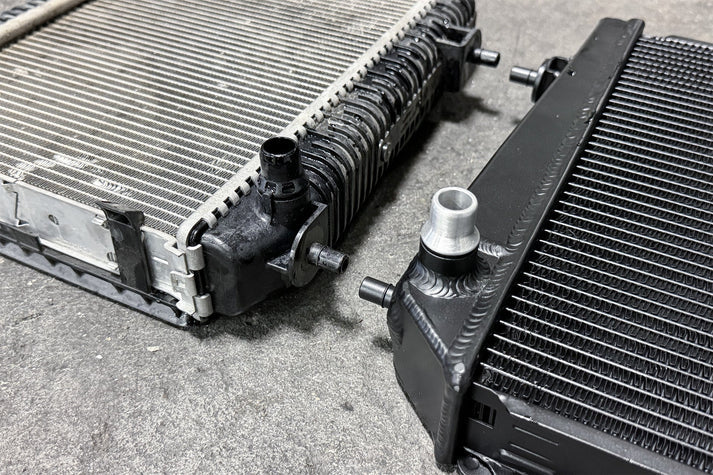 BMW G8X M3/M4/M2 High-Performance Auxiliary Radiator Front View