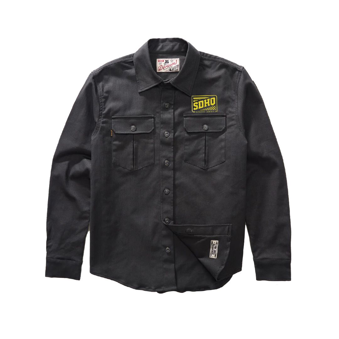 SDHQ Speed Shop Devium Draftsman Twill Slub Overshirt