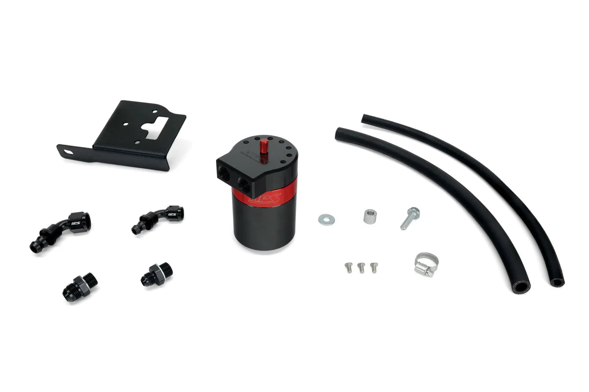 HPS Performance Aluminum Oil Catch Can Kit - Toyota