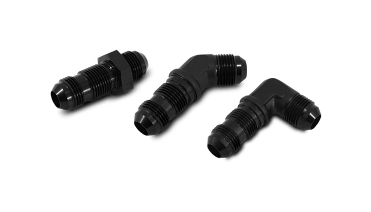 Bulkhead Adapters, Male AN | 45°/90°/Straight Front View