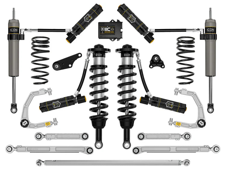 ICON 2025 Toyota 4Runner 4WD, 1.25-3" Lift, Stage 14 Suspension System, Billet