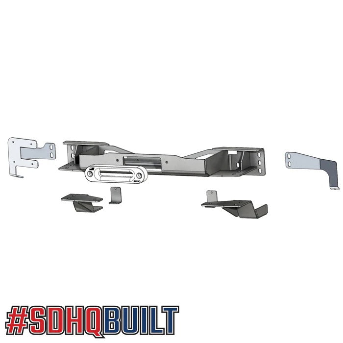 '08-21 200 Series Toyota Land Cruiser SDHQ Built Hidden Winch Mount