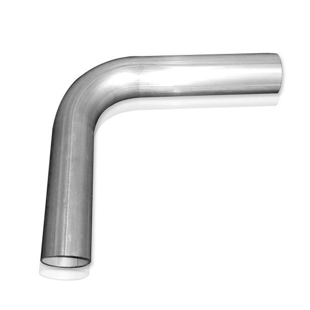 90-Degree Tubing Bends Mandrel Bent Stainless Steel Front View