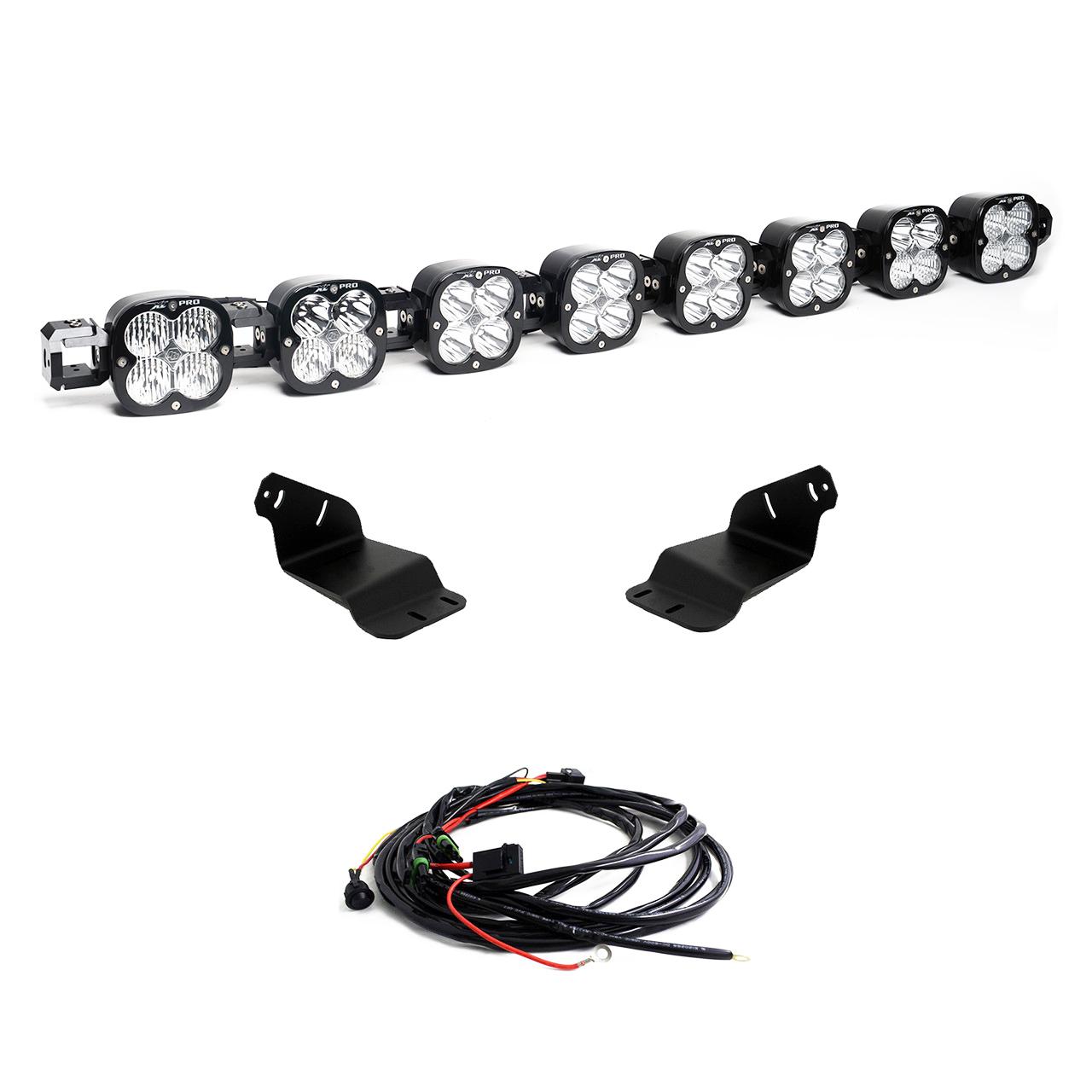 '21-24  Ford Bronco Baja Designs 8 XL Linkable Roof Bar Kit