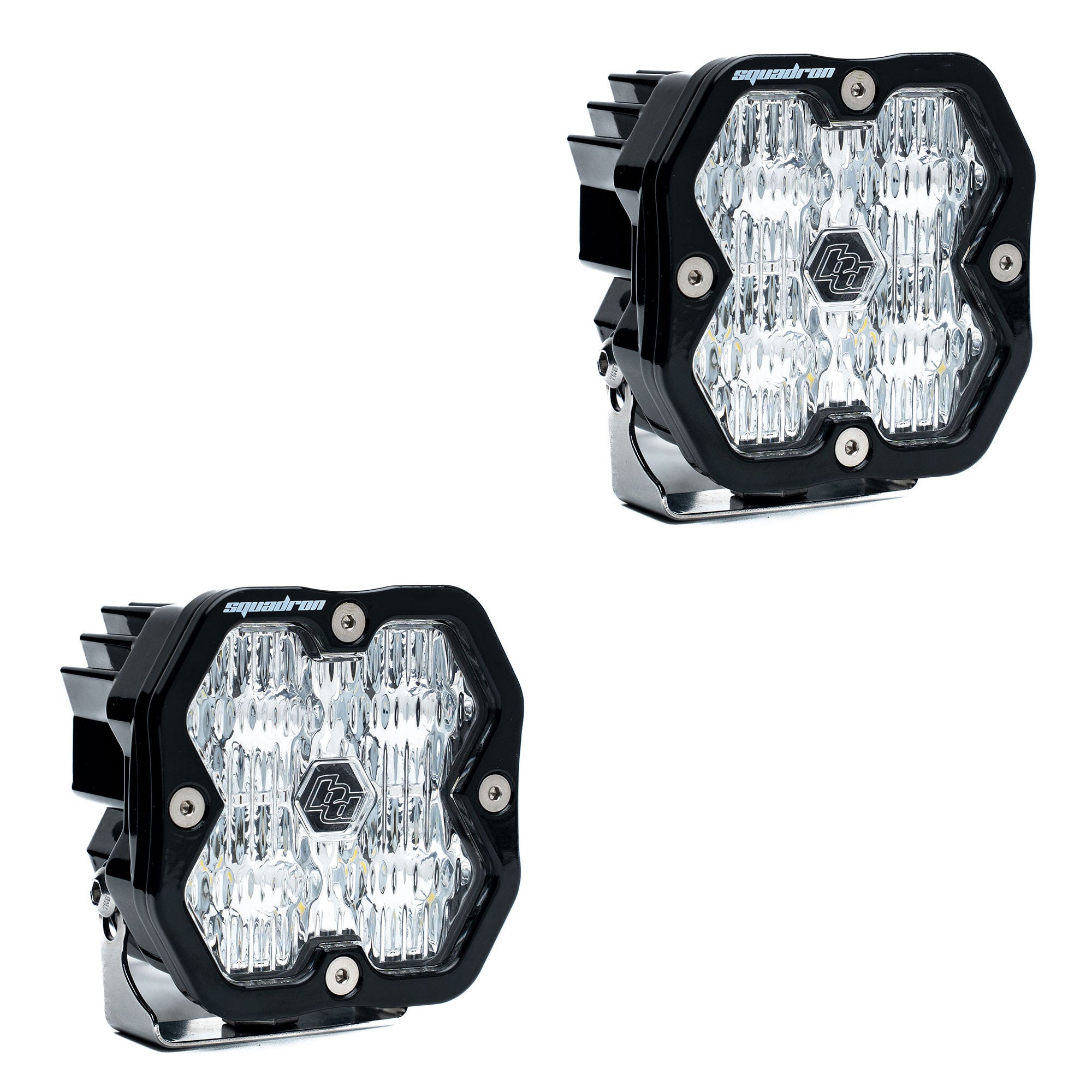 Squadron 2.0 Sport Black LED Auxiliary Light Pod Pair - Universal