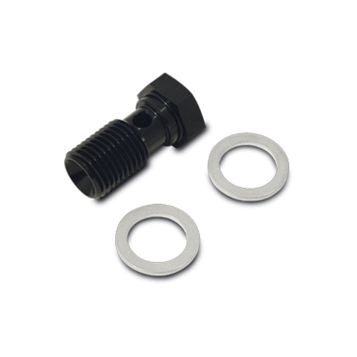 Aluminum Banjo Bolts, Metric and Imperial Front View