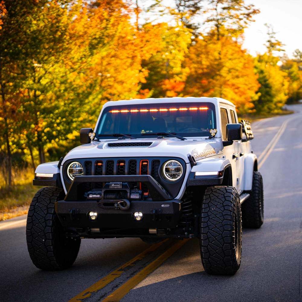 KC HiLites FLEX ERA 3 Dual Mode SAE Fog LED Light Pods | 2-Light Master Kit - Jeep JK/JL/JT Steel Bumpers