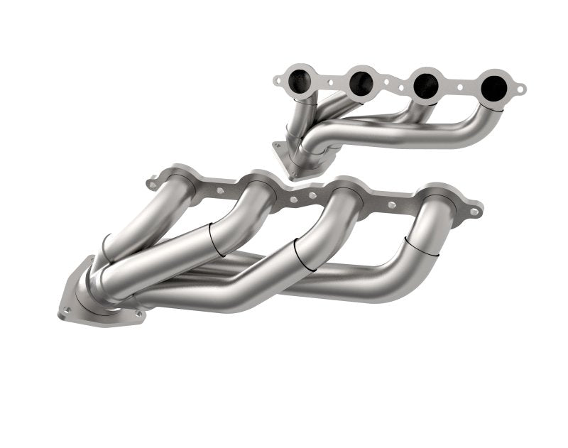 1-5/8" x 1-3/4" Torque Series Headers. 2002-2013 GM Truck 4.8L/5.3L/6.0L/6.2L Front View