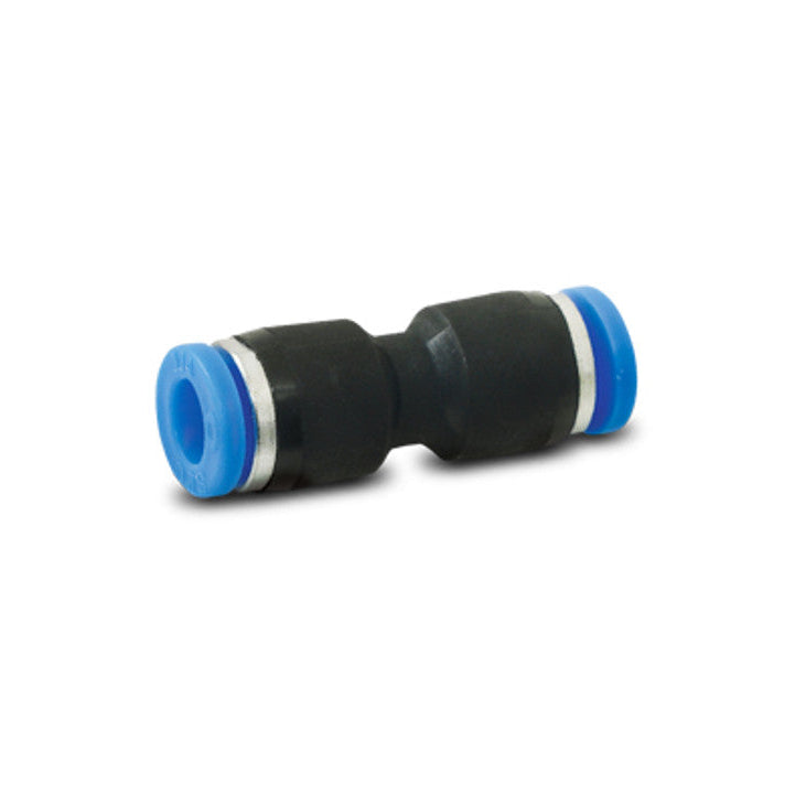 Union Straight Push Lock Vacuum Fittings Front View