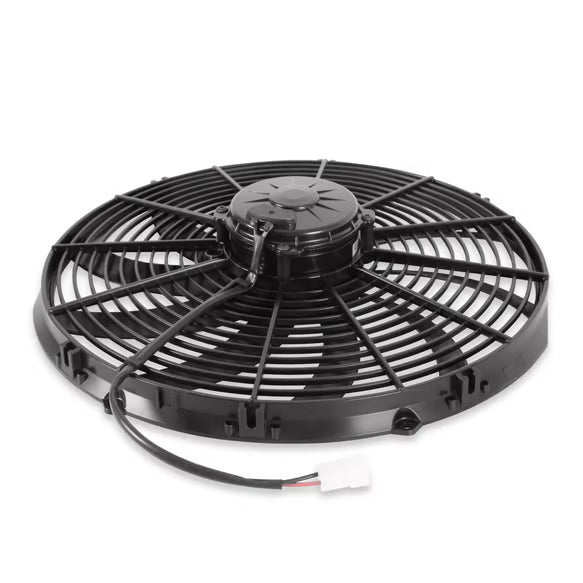 SPAL® 16.00" Inch Electric Fan Puller Style High Performance 2024 CFM 10 Curved Style blades Side View