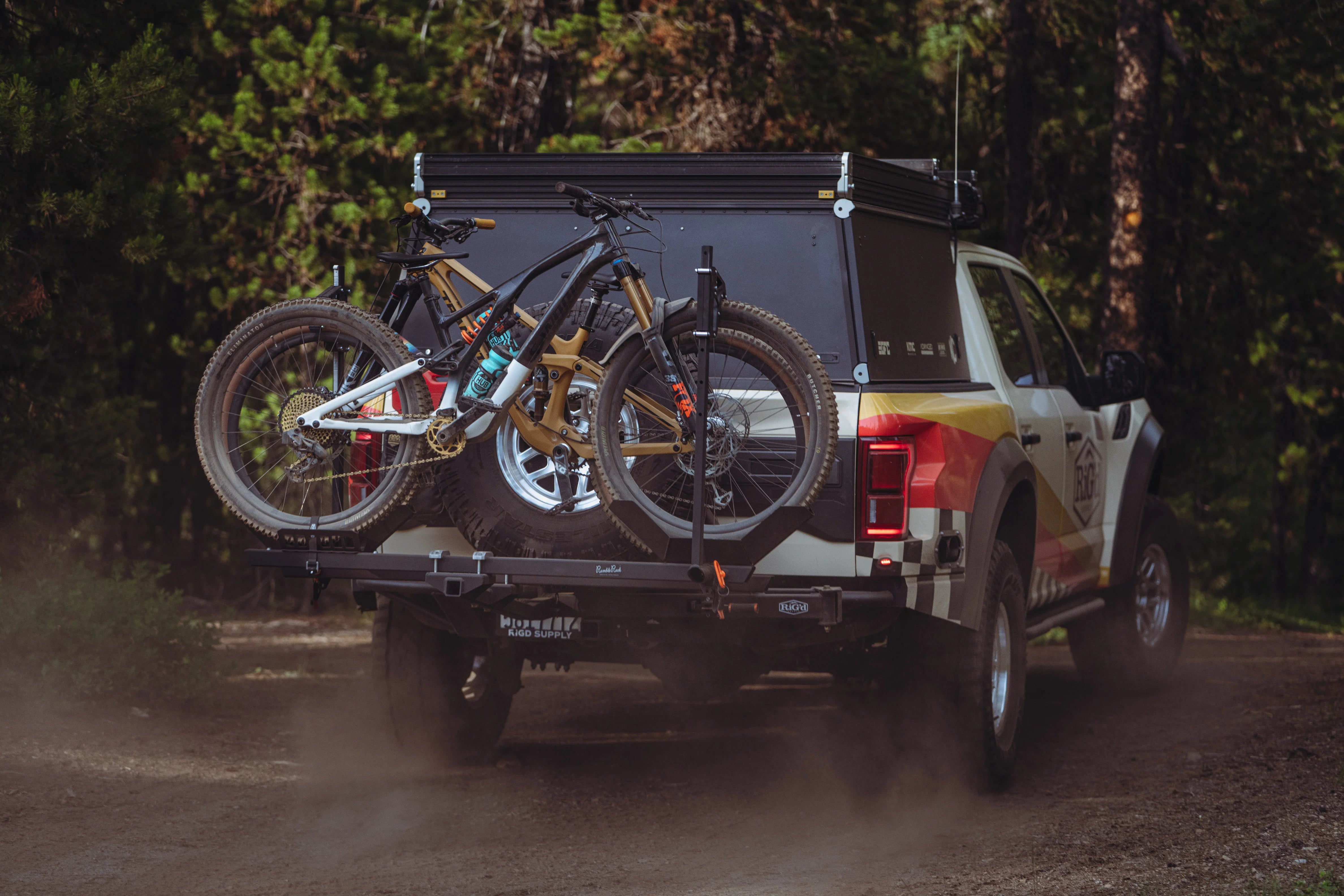 RambleRack Heavy Duty Hitch Bike Rack | RiGd Supply Front View