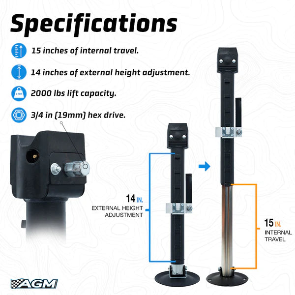 AGM | The Manual Jack Sport Front View Black