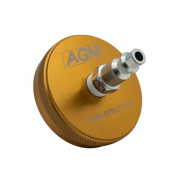 AGM | Brake Reservoir Adapter - Polaris Turbo S / Pro-R Front View Gold