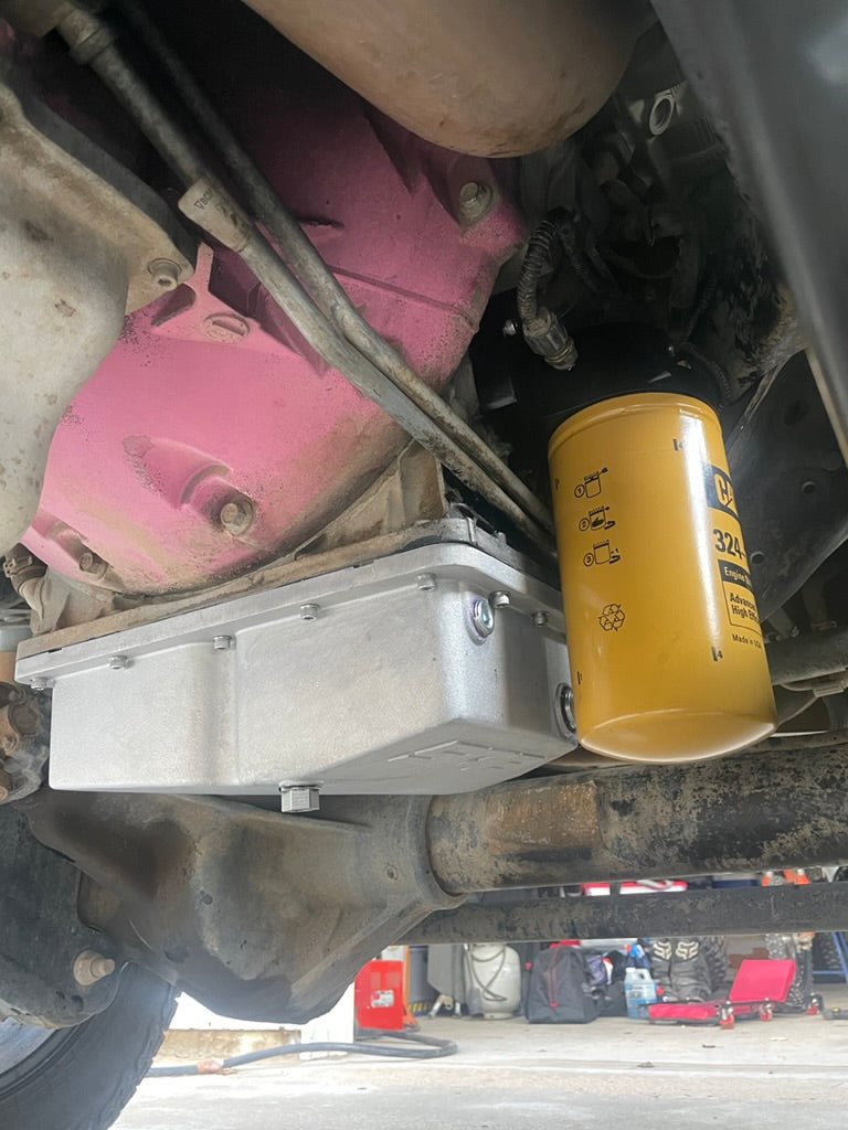 SPE Motorsport 2011-2022 6.7L Powerstroke Oil Filter Housing Front View