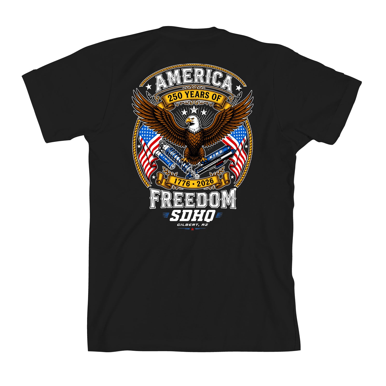 250 Years Of Freedom T-Shirt | Black