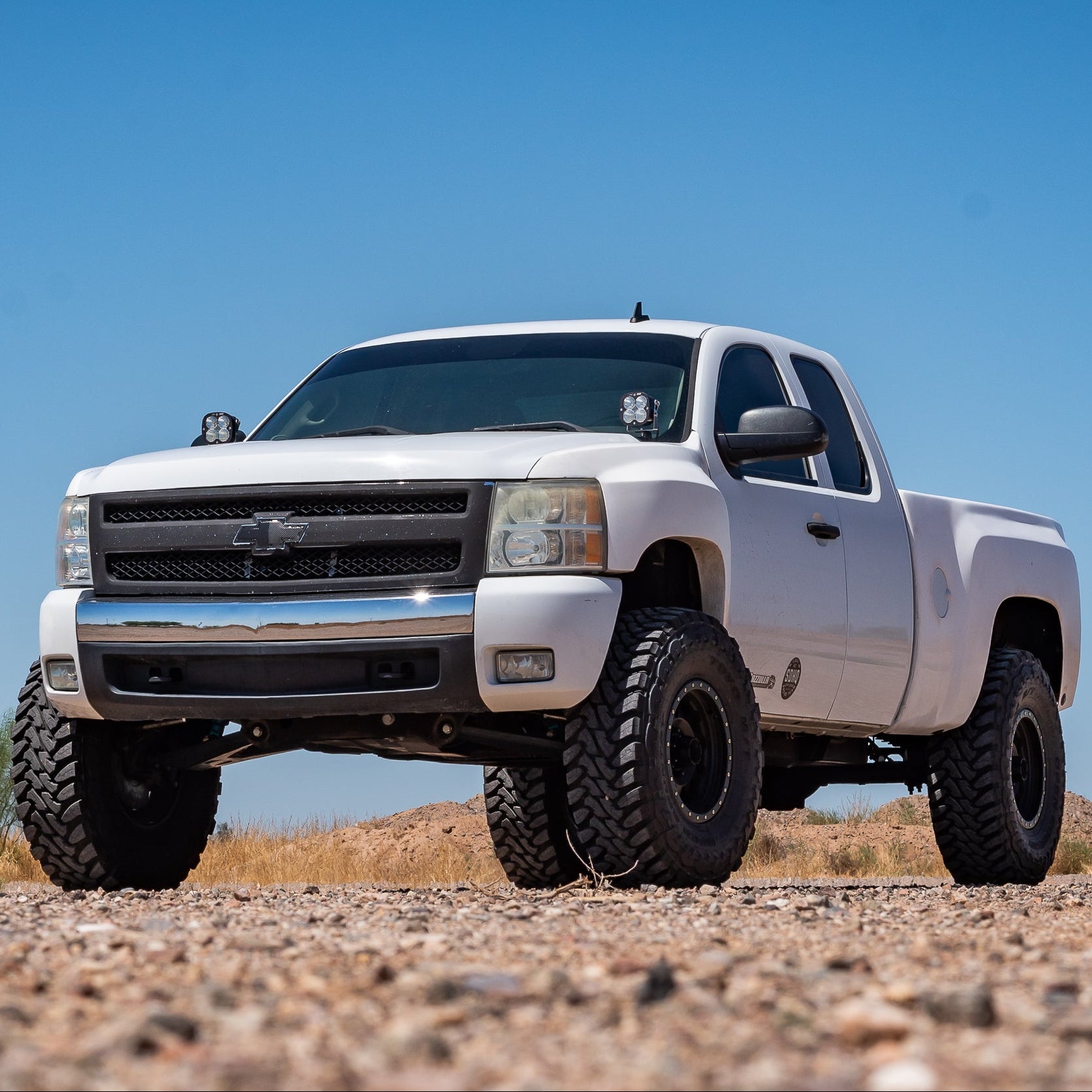 2007.5-2013 Chevy/GMC 1500 SDHQ Built A-Pillar Light Mounts