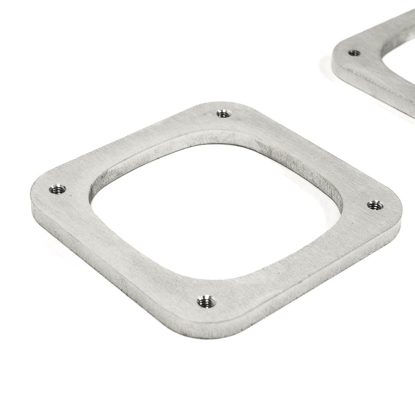 SDHQ Built Billet Aluminum S1 Flush Mount Backing Plates display of included parts 