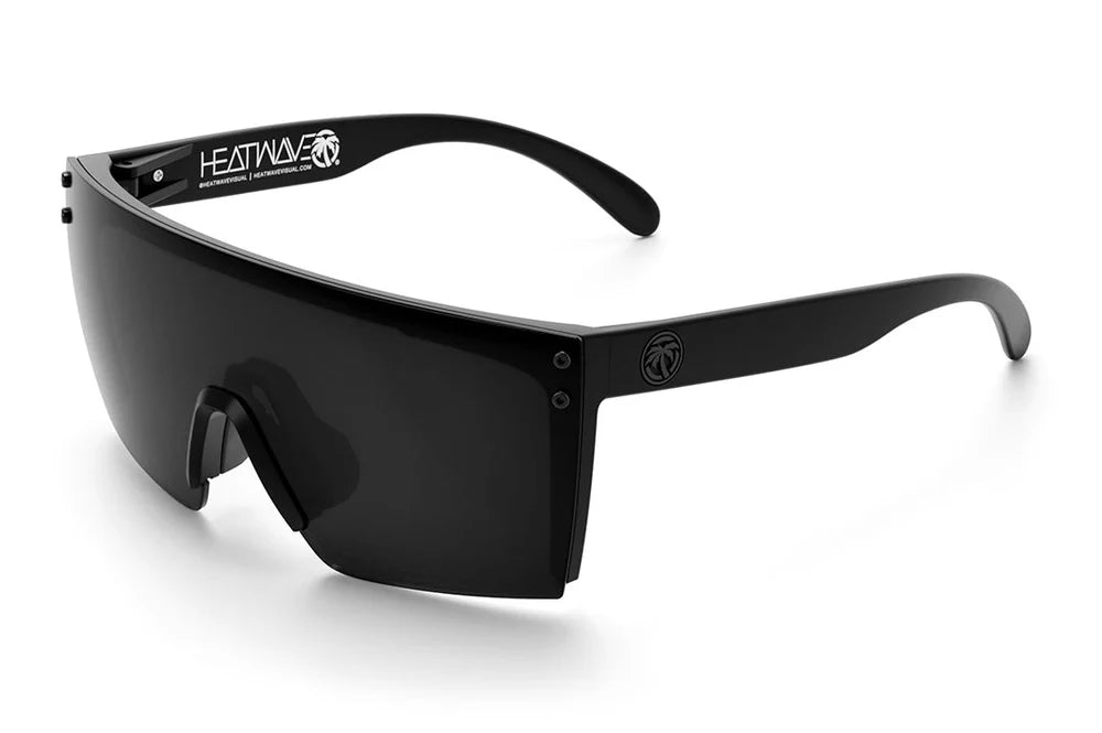 Lazer Face H2O | Black Frame - Black Lens Front View