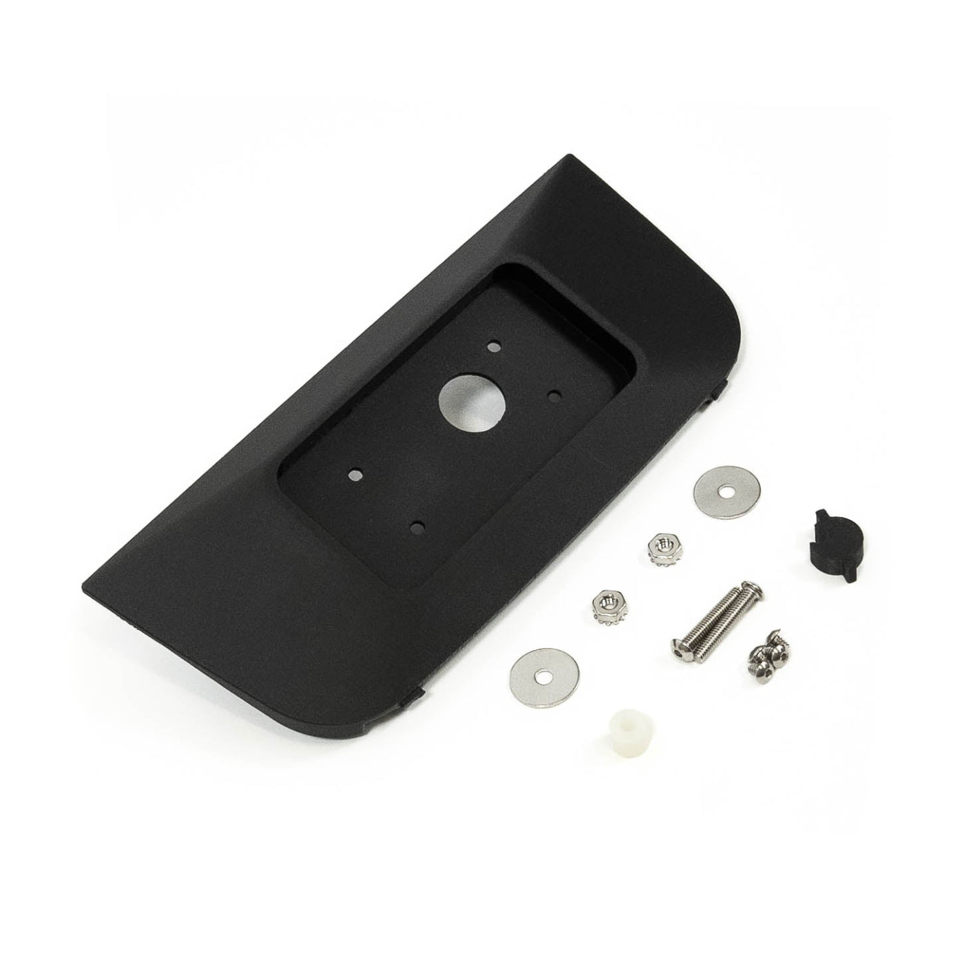 2021-2024 Ford Bronco SDHQ Built Overhead Switch Pros Keypad Mount display of included parts and hardware 