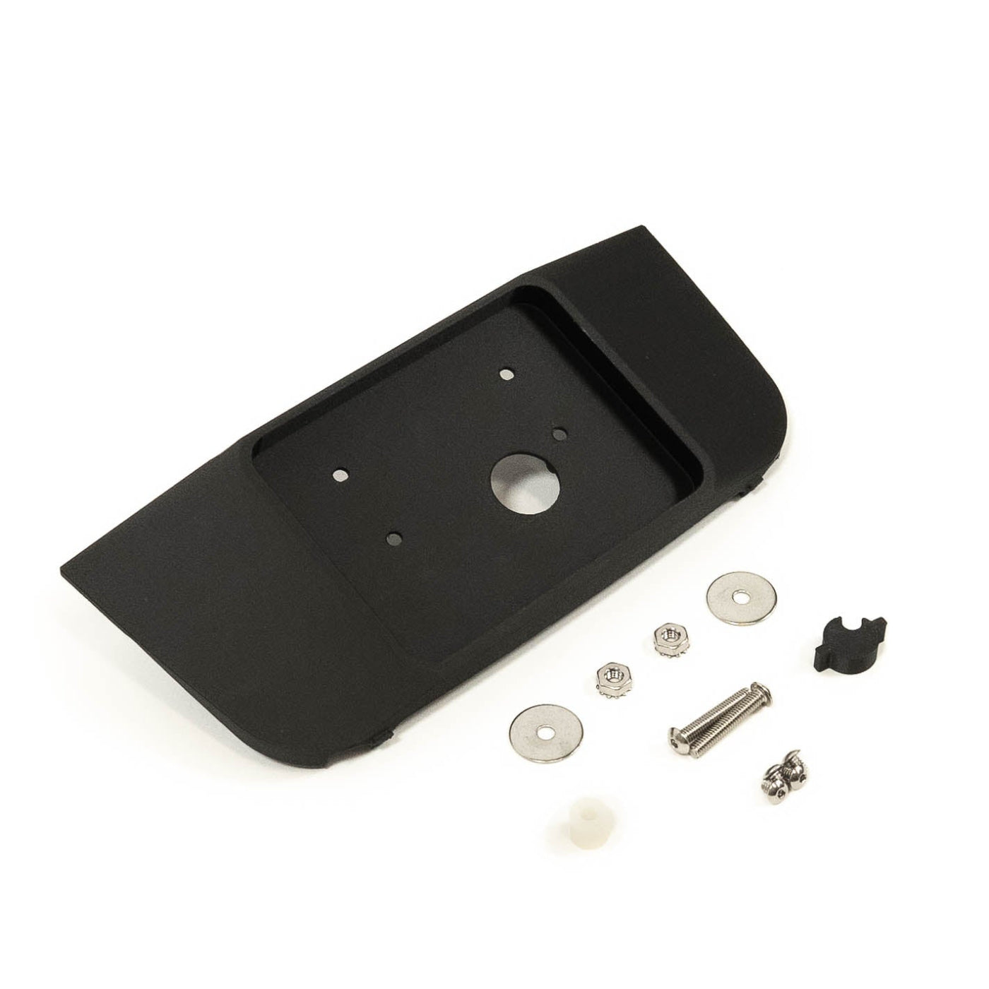 2021-2024 Ford Bronco SDHQ Built Overhead Switch Pros Keypad Mount display of included parts and hardware 