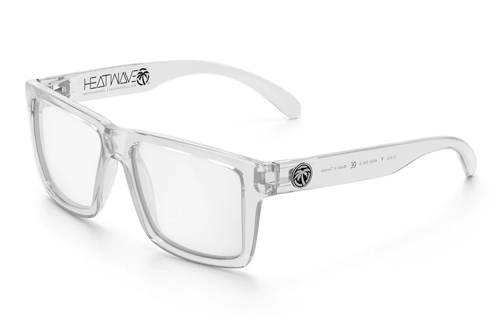 Vise | Clear Frame - Z87 Clear Lenses Front View