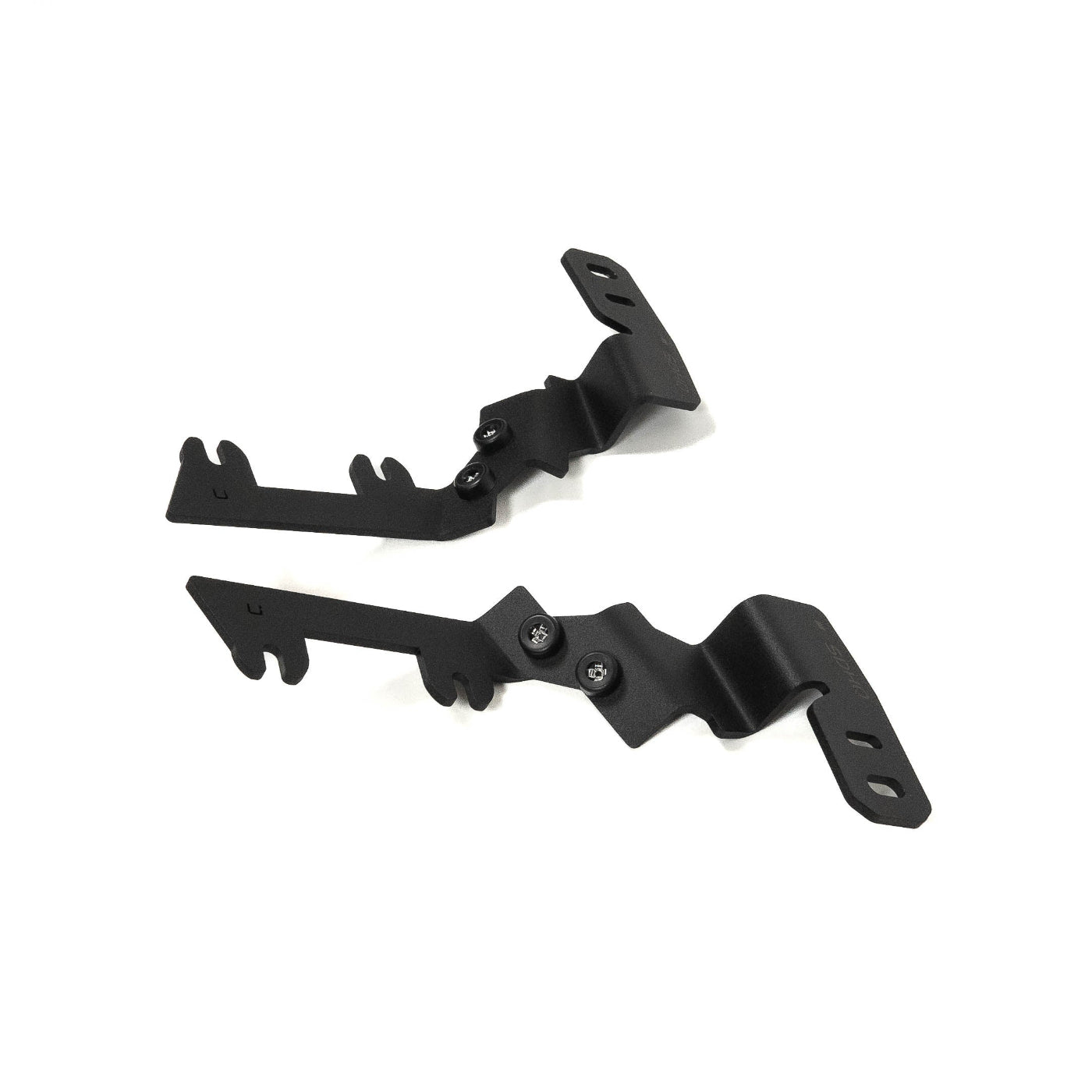 SDHQ Built '23-25 Colorado A-Pillar Light Mounts display of included parts 