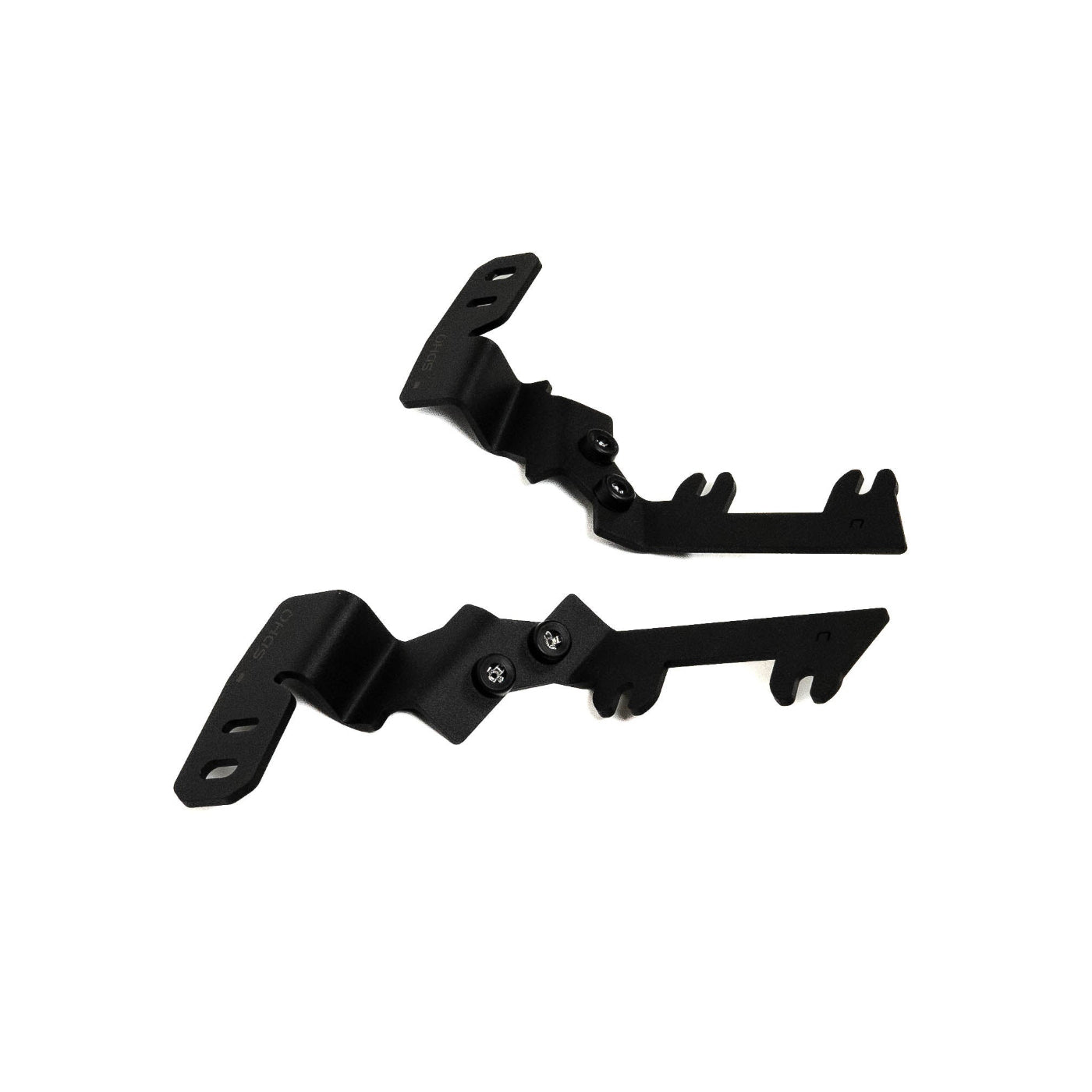 SDHQ Built '23-25 Colorado A-Pillar Light Mounts display of included parts 