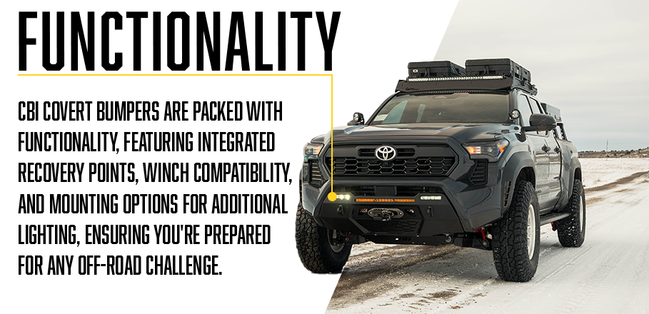 '24+ Toyota Tacoma Covert Front Bumper Display 