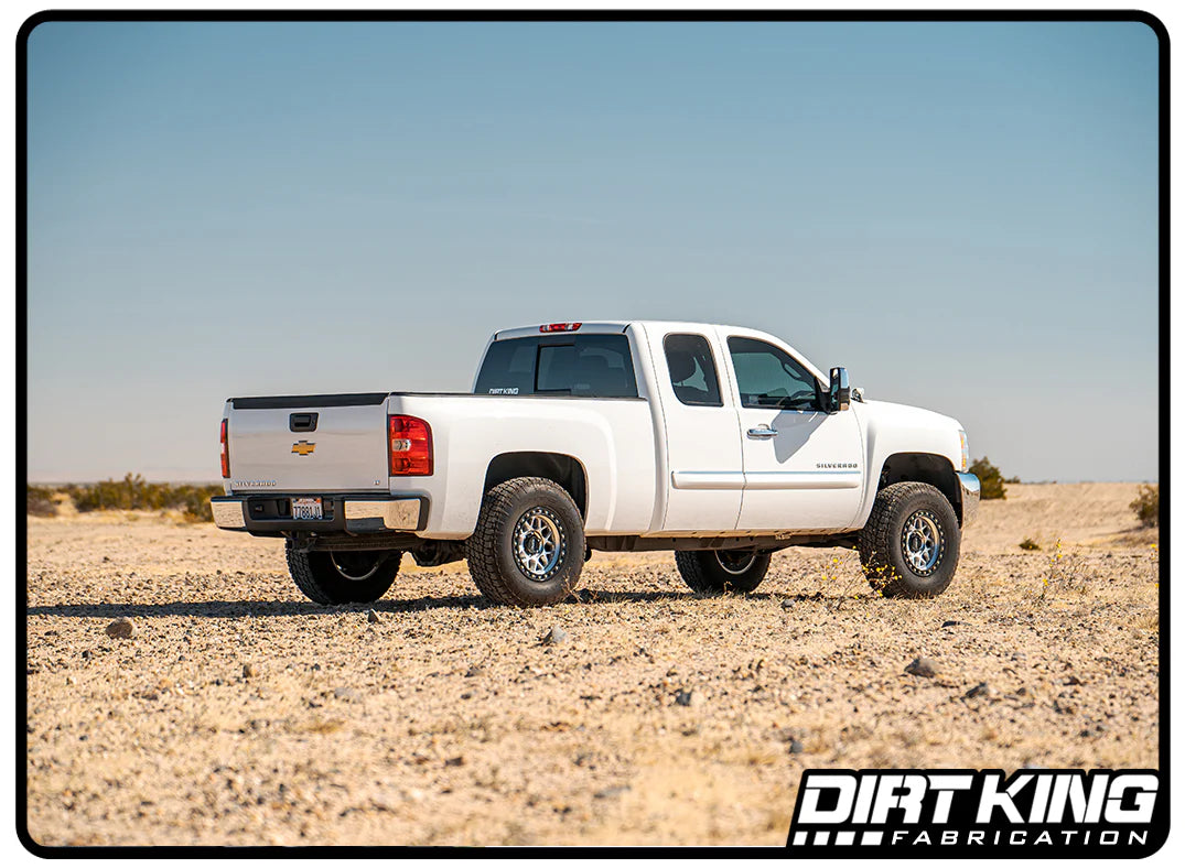 2007-2018 GM 1500 2.5 Smooth Body Shocks | DCA Piggyback Reservoir Front View
