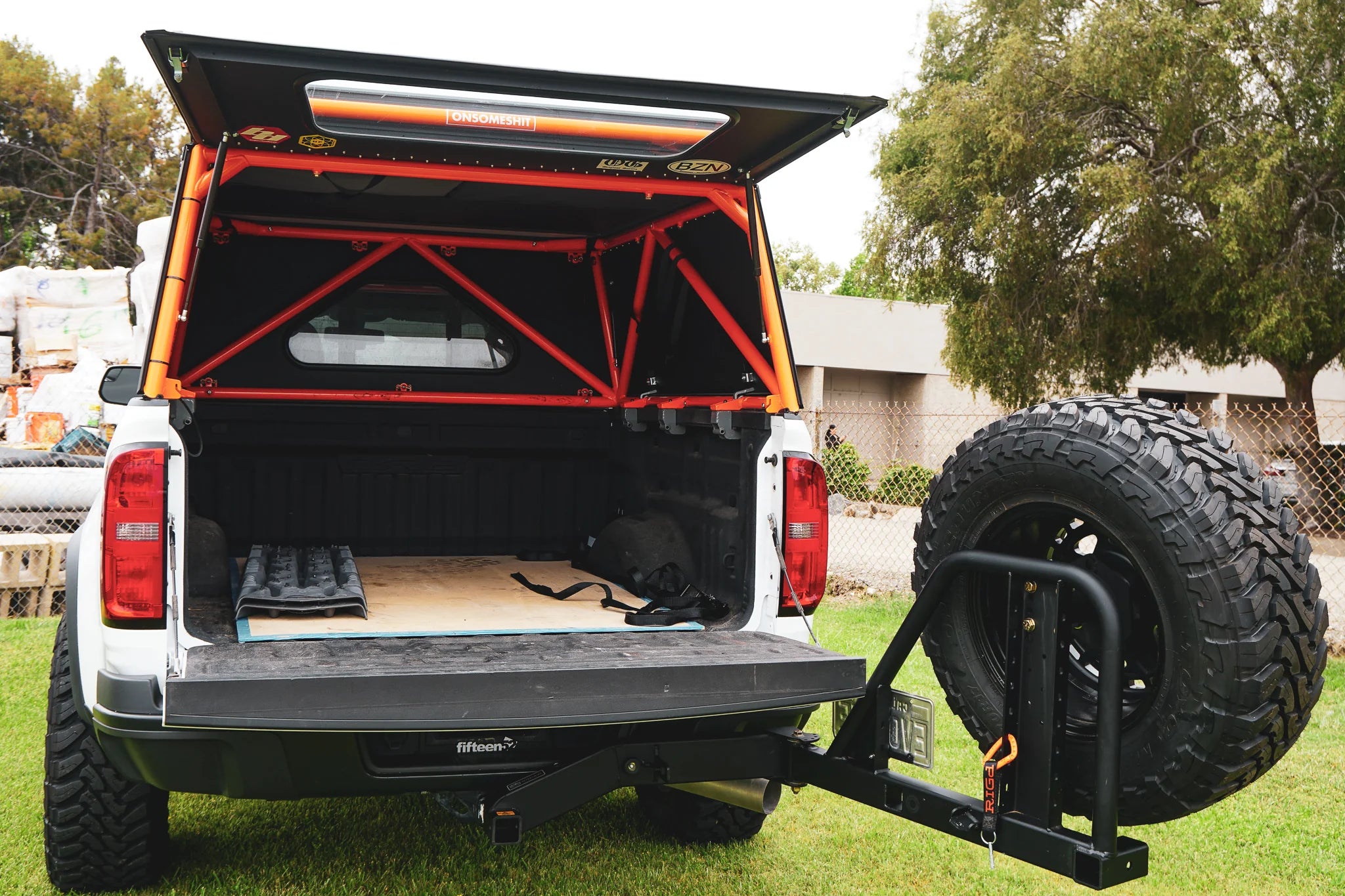 UltraSwing Multi-Fit Spare Tire Hitch Mount | RiGd Supply Front View