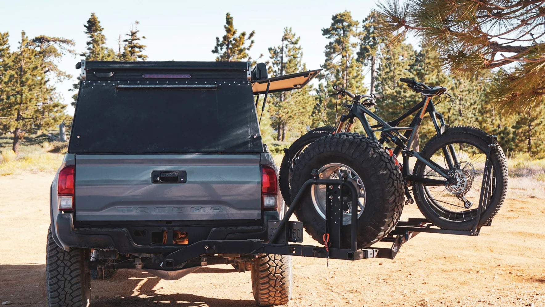 UltraSwing Multi-Fit Spare Tire Hitch Mount | RiGd Supply Front View