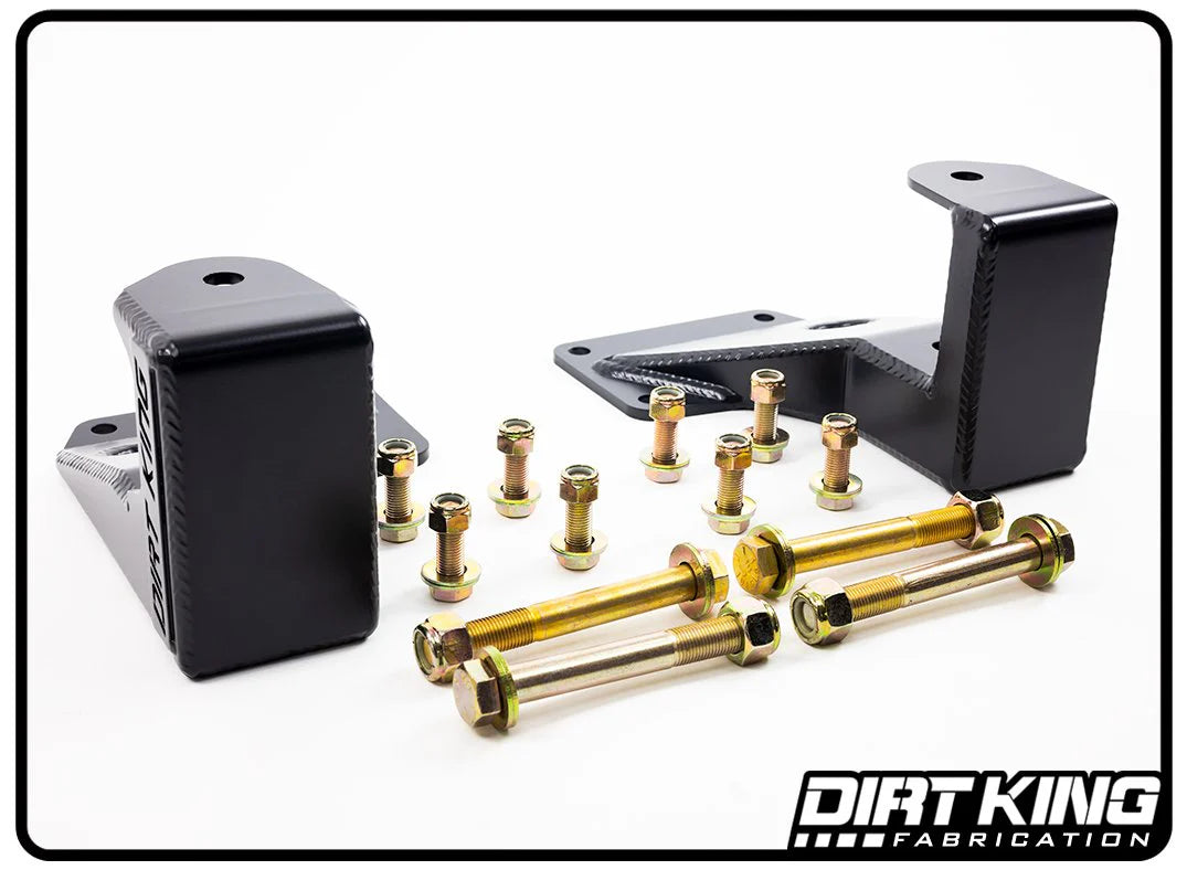 99-18 GM 1500 Rear Shackle Hangers Front View