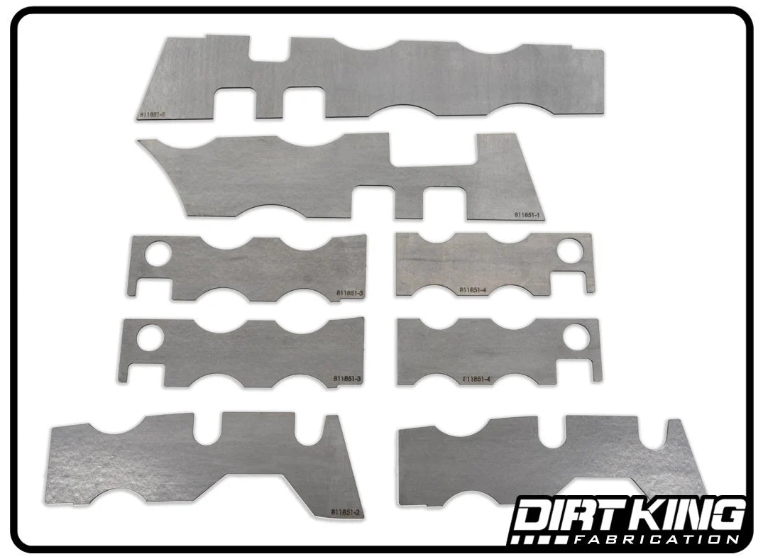 05-23 Tacoma Rear Frame Plate Kit Front View