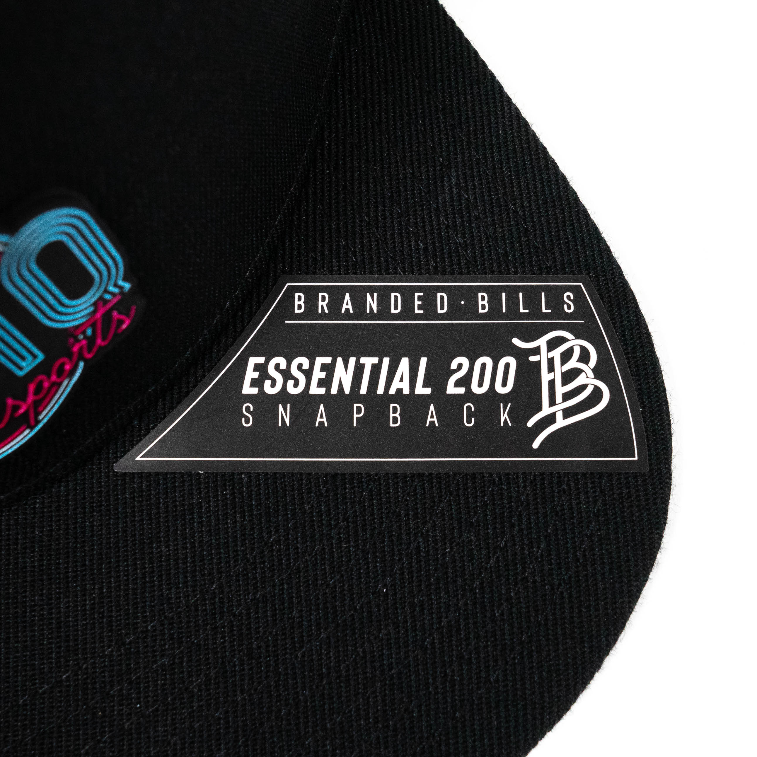 Flat Bill Trucker Hat w/ PVC SDHQ Motorsports Patch