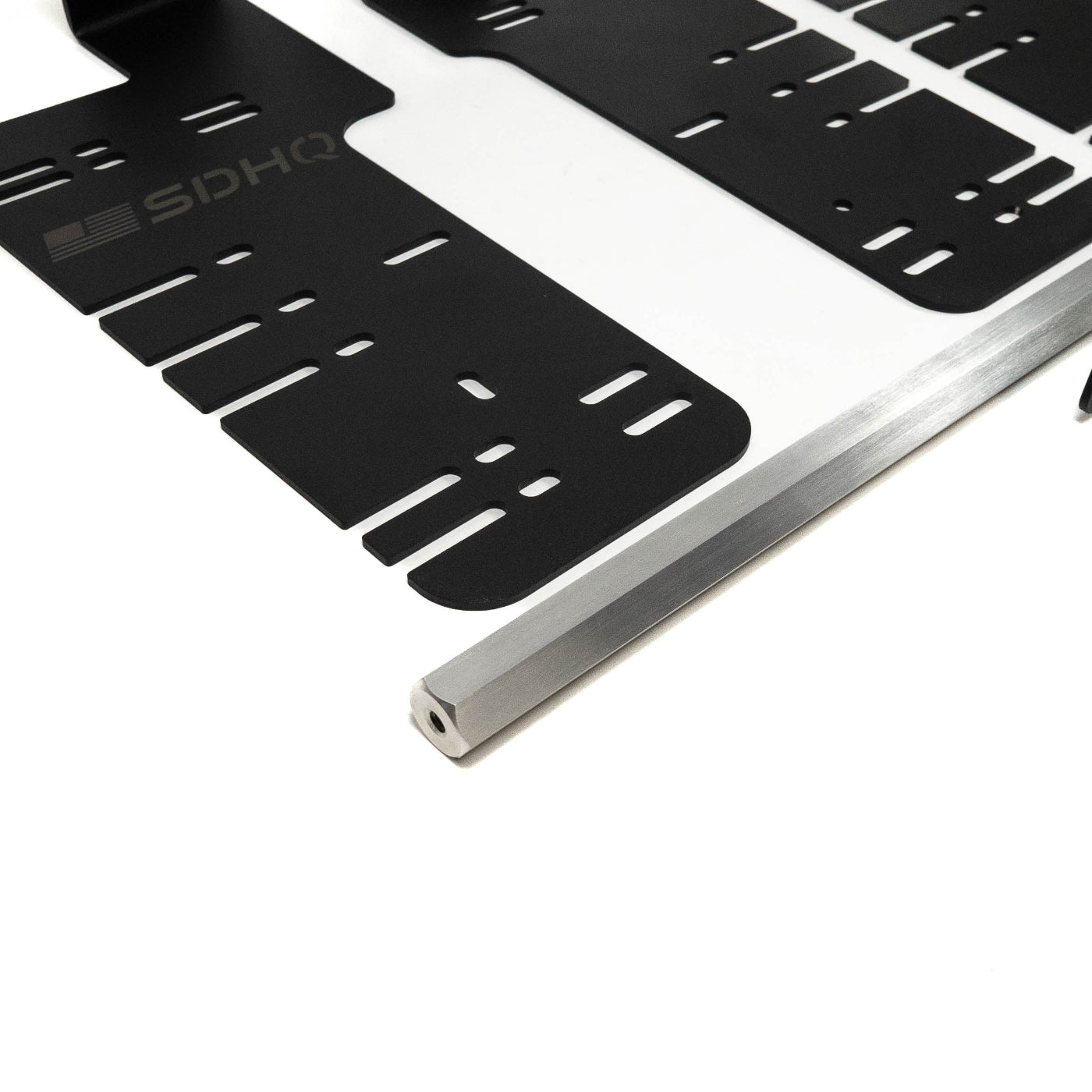 SDHQ Built '21-25 F150 / Raptor Behind the Grille Light Mounting Kit display of included parts and hardware - close-up 