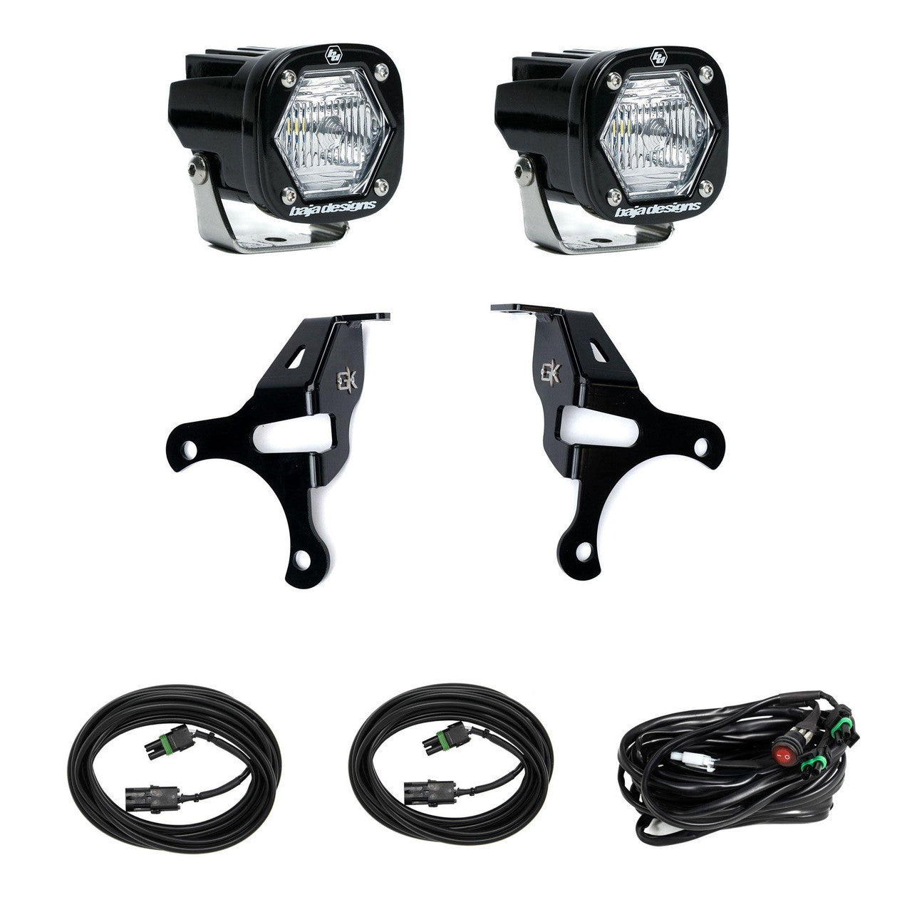 S1 Knuckle Pods Light Kit - Jeep 2007-2018 JK Wrangler