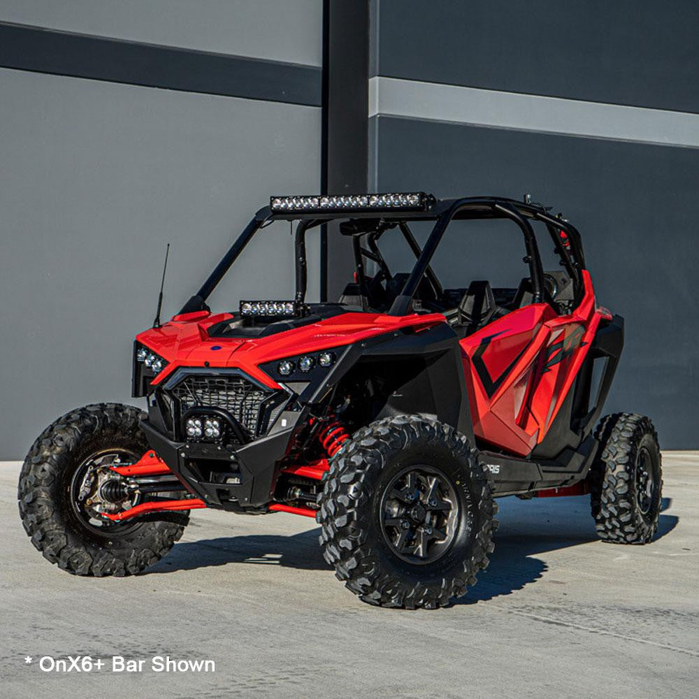 Polaris S8 10 Inch Hood Mount Light Bar Kit - Polaris 2020-25 RZR Pro XP; 2024 RZR Turbo R