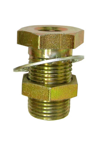 1/4" FPT x 1/4" FPT Brass Bulkhead