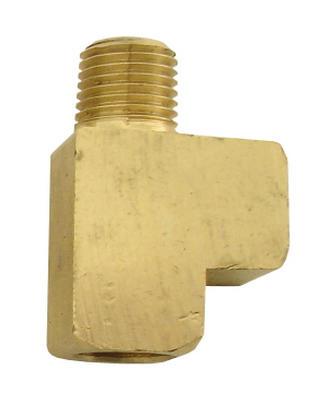 1/4" MPT x 1/4" FPT x 1/4" FPT Brass Street Tee