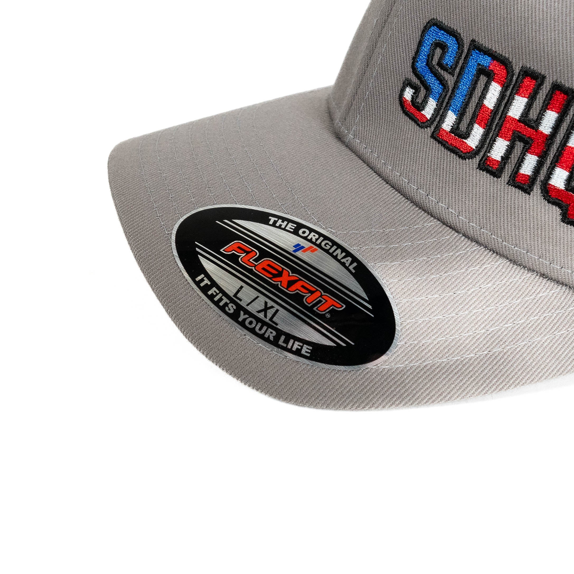 SDHQ USA Gray Flex Fit Hat