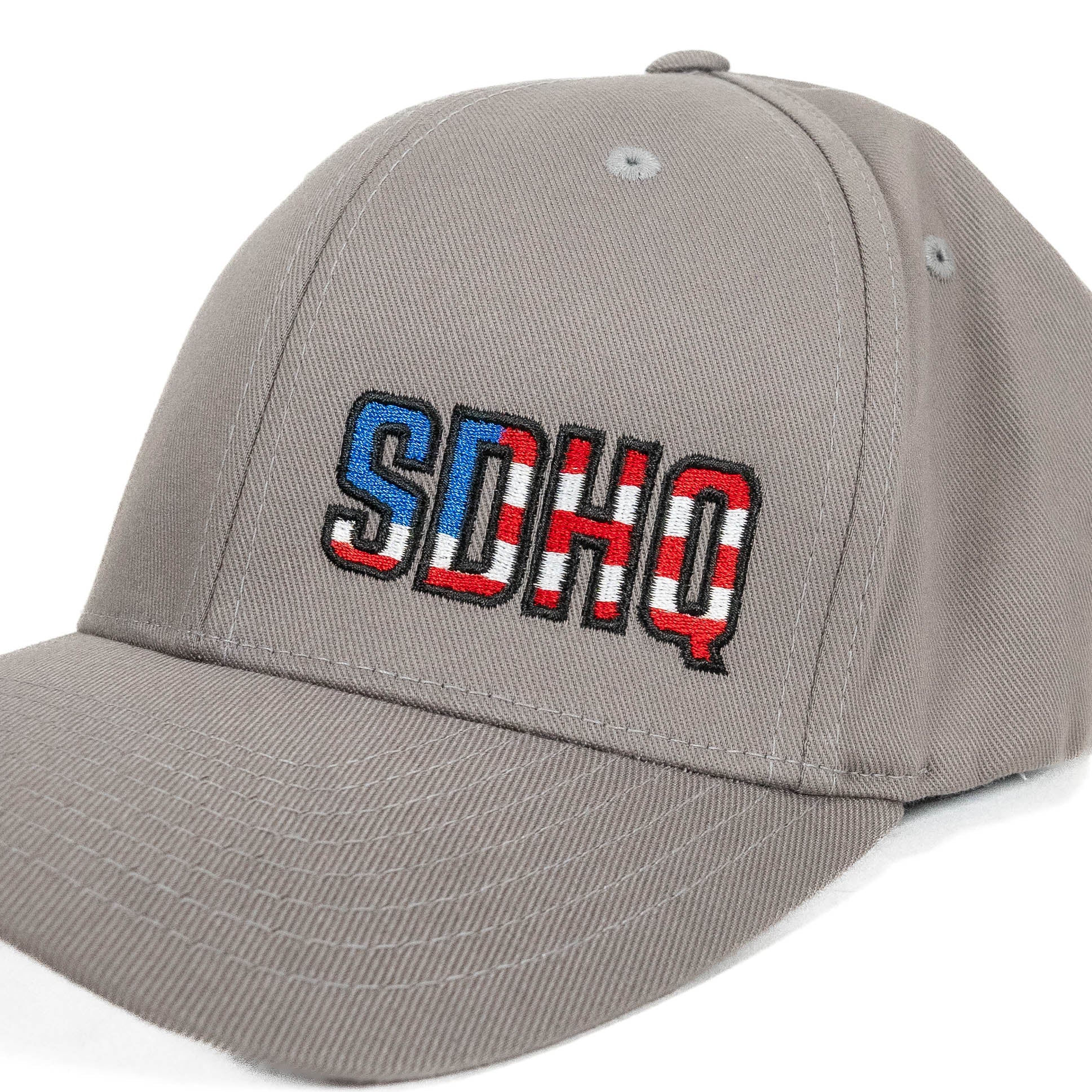 SDHQ USA Gray Flex Fit Hat