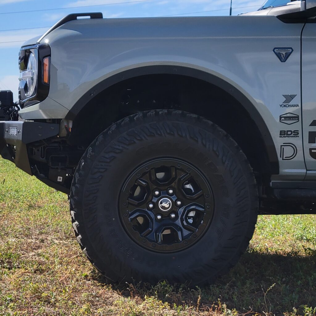 RCI Fender Flare Delete | 21-Present Bronco Front View