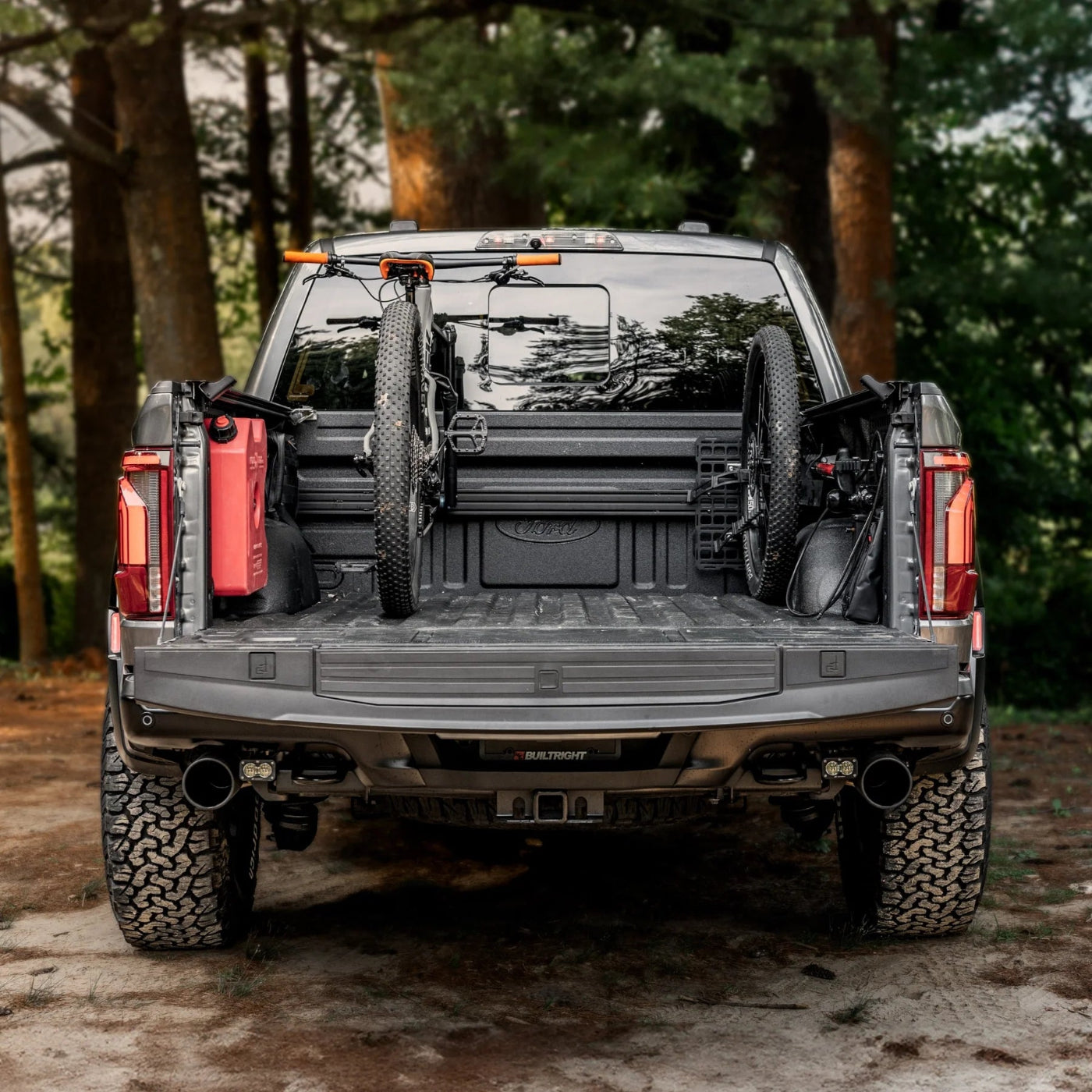 Mountech Bike Fork Mount Display on Vehicle 