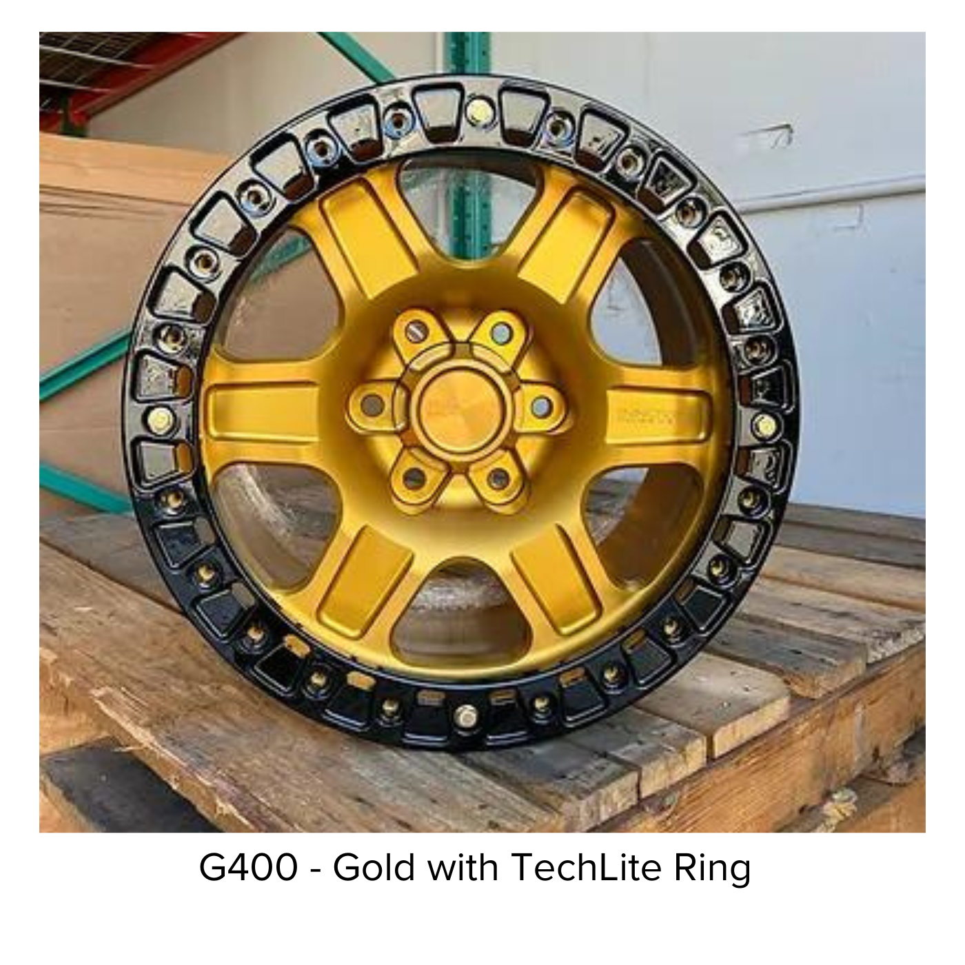 G400 Simulated Beadlock Wheel 18x9.0" 5 & 6 Lug - TechLite Ring