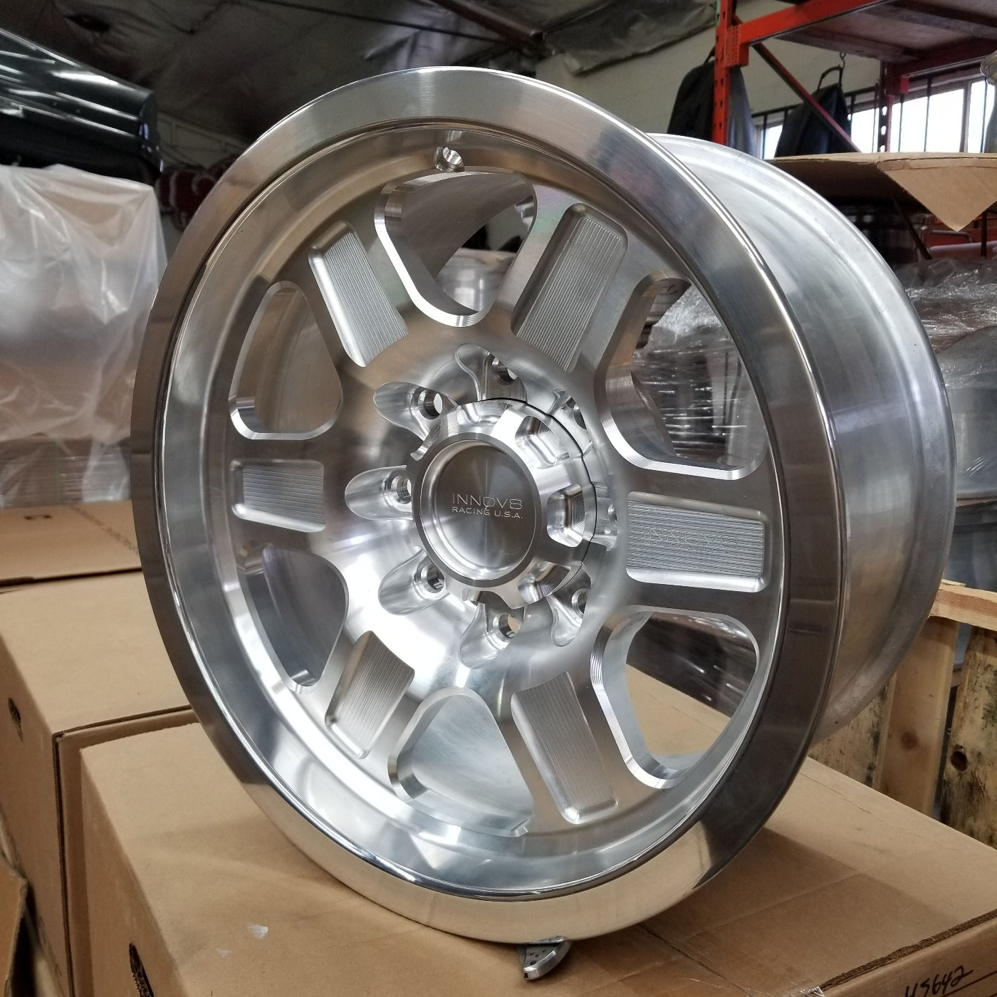 G400 Smooth Lip Wheel 20x9.0" 5 & 6 Lug Front View