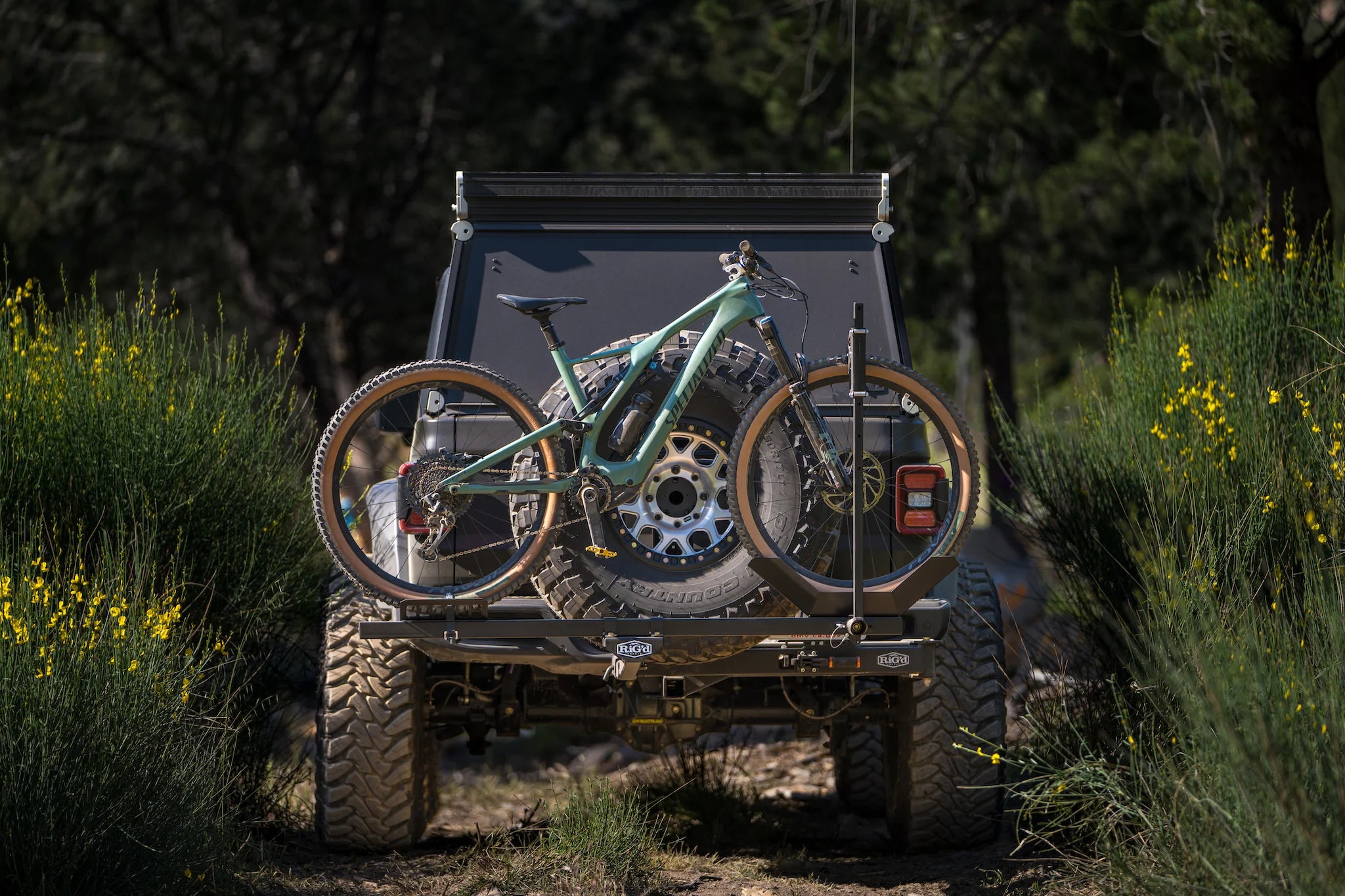 RambleRack Heavy Duty Hitch Bike Rack | RiGd Supply Front View